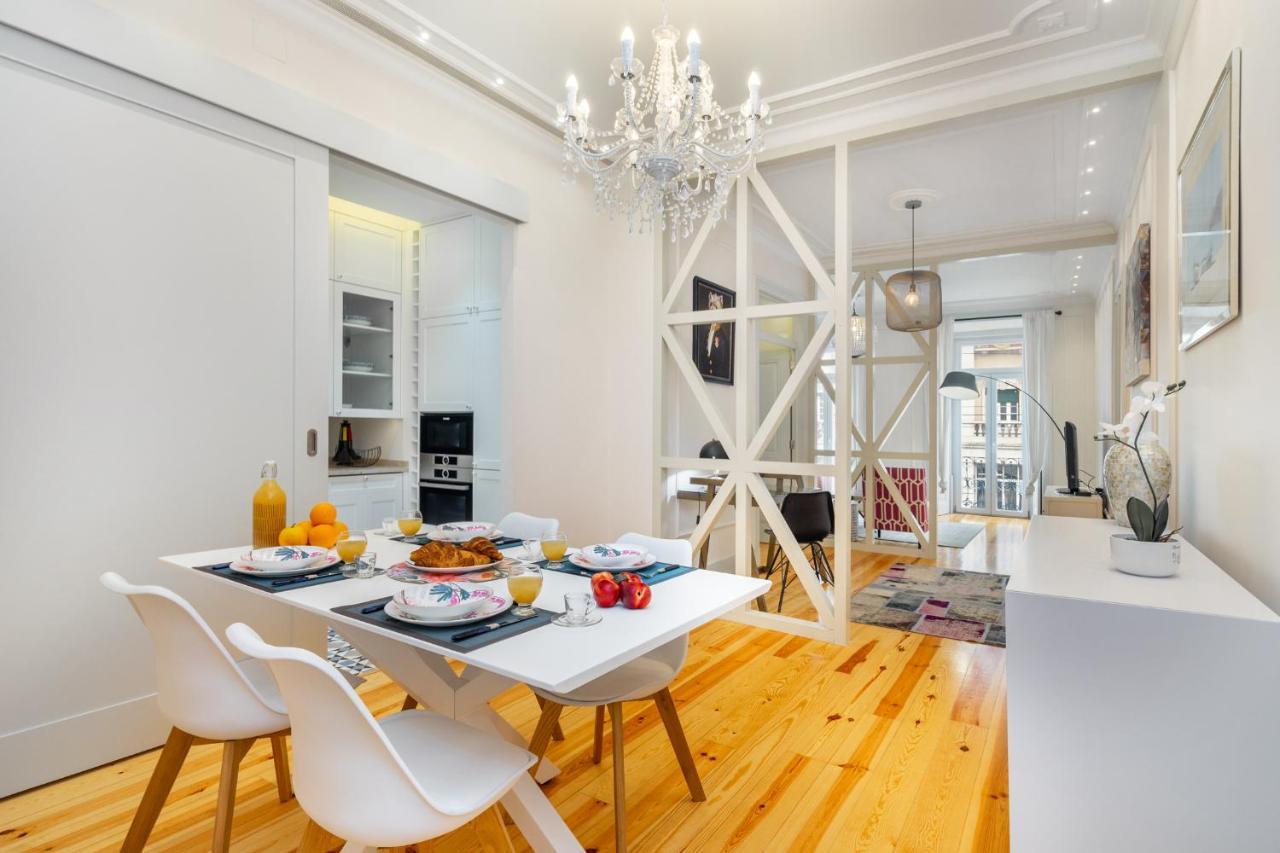 Whome Luxury Stay In Prime Location W/ Ac, Lift & Private Patio Lisboa Kültér fotó