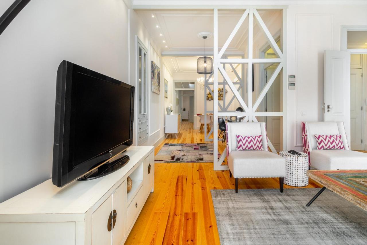 Whome Luxury Stay In Prime Location W/ Ac, Lift & Private Patio Lisboa Kültér fotó