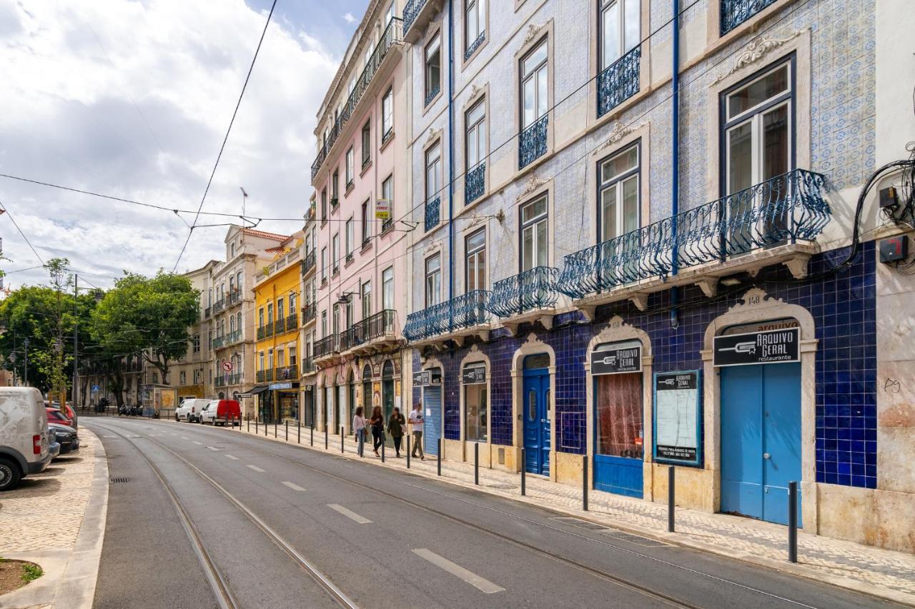 Whome Luxury Stay In Prime Location W/ Ac, Lift & Private Patio Lisboa Kültér fotó